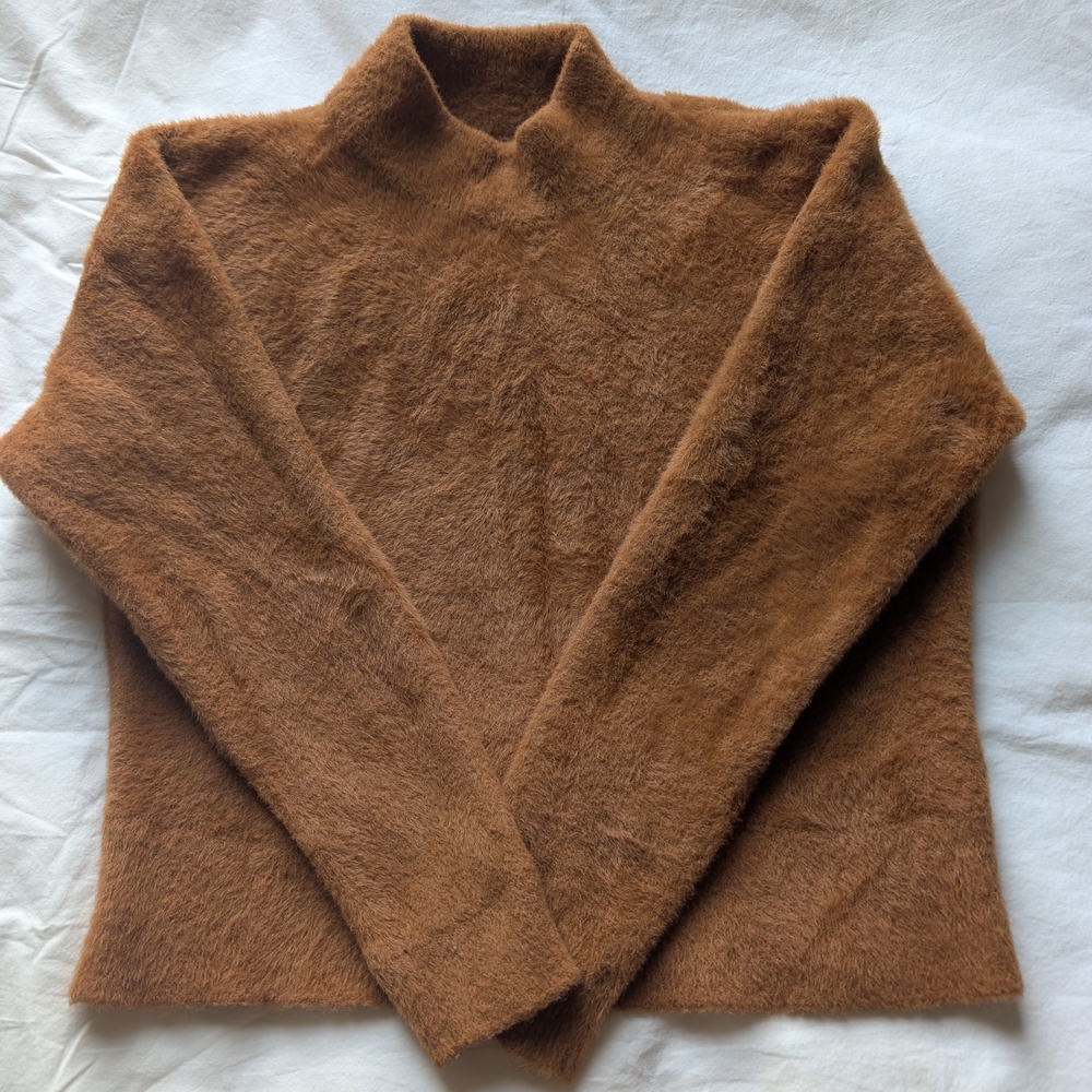 Bailey 44 Warm Brown Turtleneck Sweater